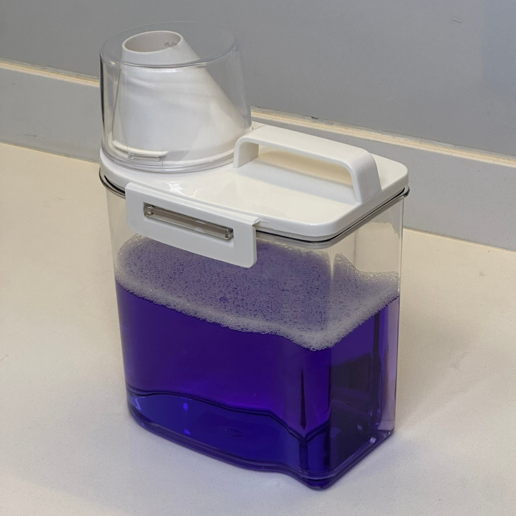 Kit 4 Potes Hermético com Copo Medidor 1,5 Litros