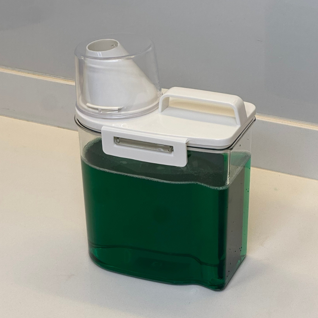 Kit 4 Potes Hermético com Copo Medidor 1,5 Litros
